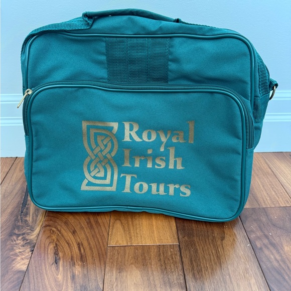 Green Travel Bag Royal Irish tours logo - Picture 1 of 8